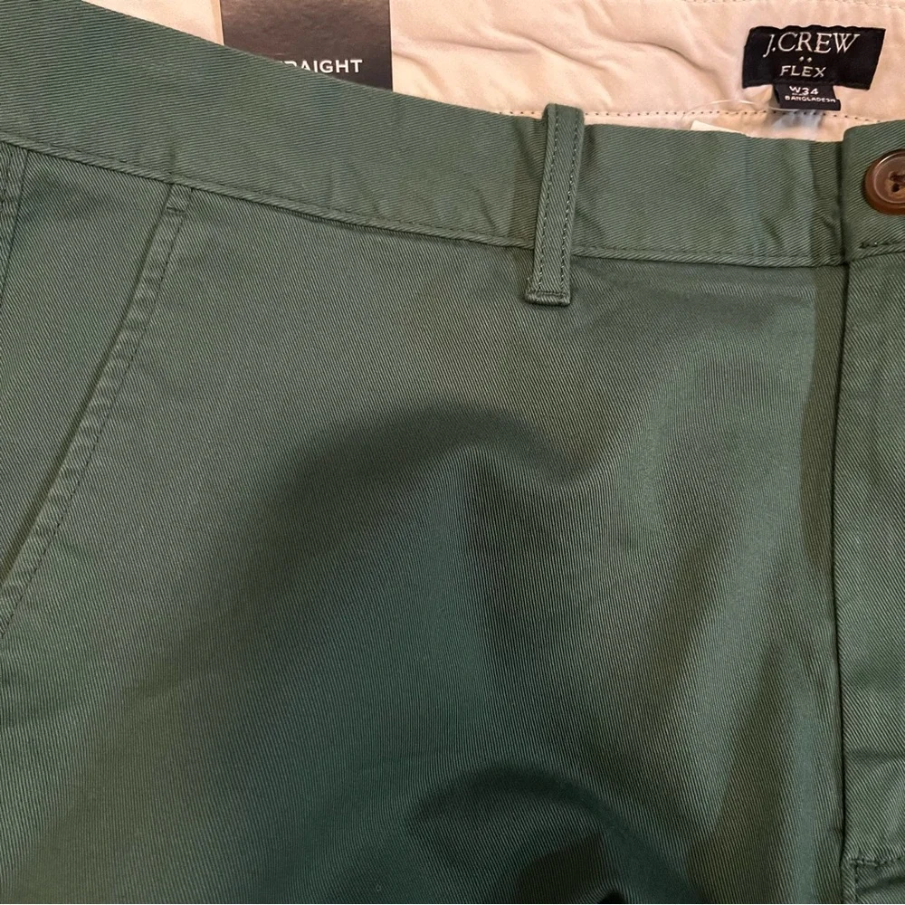 J. Crew Men's Green Pants size 34x32 new with tags.
